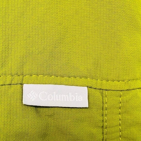 Columbia Omni-Shade Green Vented Gorp core Fishing Shirt Sun Protection L - Picture 10 of 11